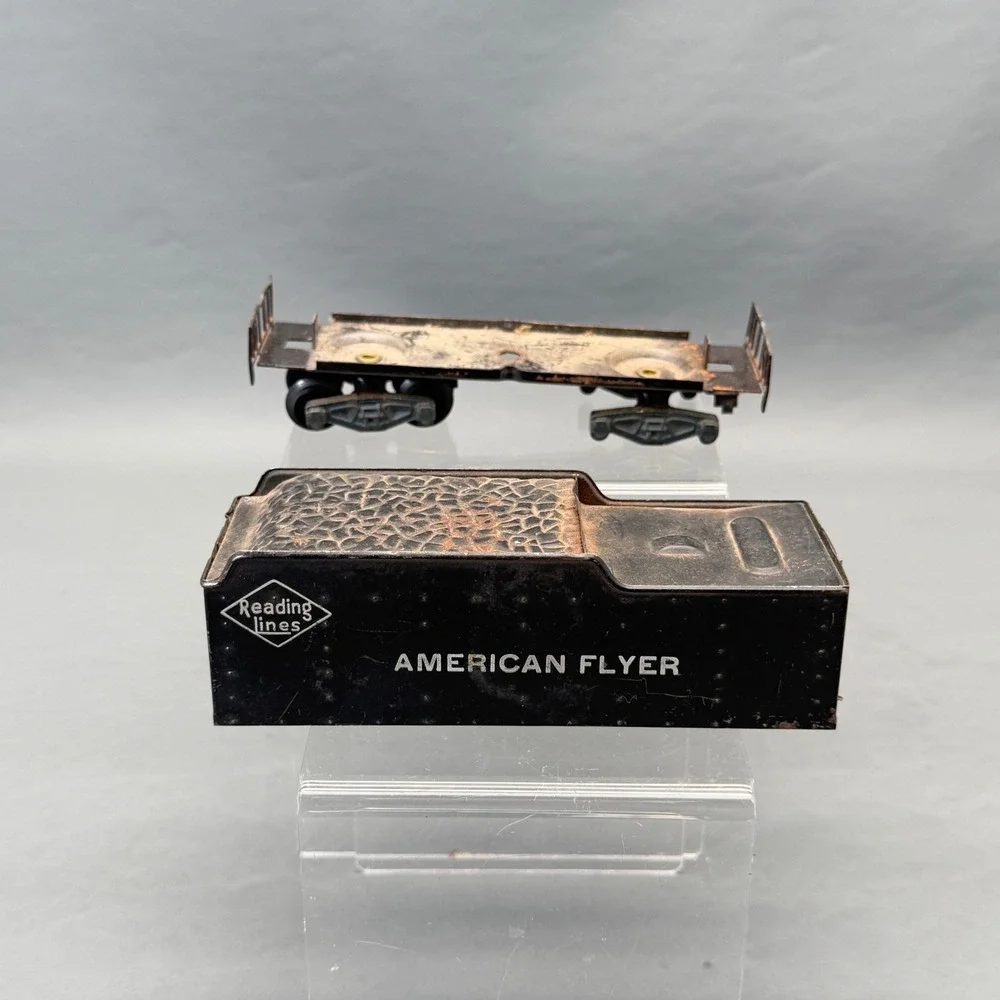 American Flyer Reading Atlantic Locomotive & Tender Parts Lot Bottom Unfit